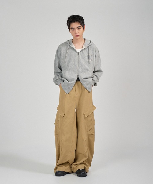 kutir（クティール）の「SUPER BUGGY CURVED CCARGO／スーパーバギーカーブカーゴパンツ（カーゴパンツ・メンズ・ブラック/ベージュ・LARGE/MEDIUM）」の15枚目の写真