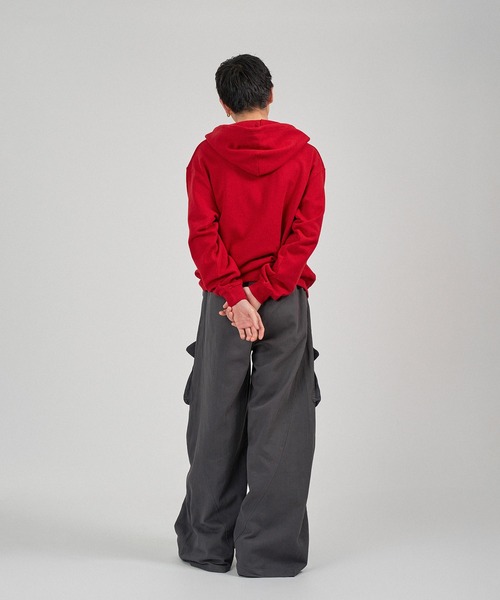 kutir（クティール）の「SUPER BUGGY CURVED CCARGO／スーパーバギーカーブカーゴパンツ（カーゴパンツ・メンズ・ブラック/ベージュ・LARGE/MEDIUM）」の5枚目の写真