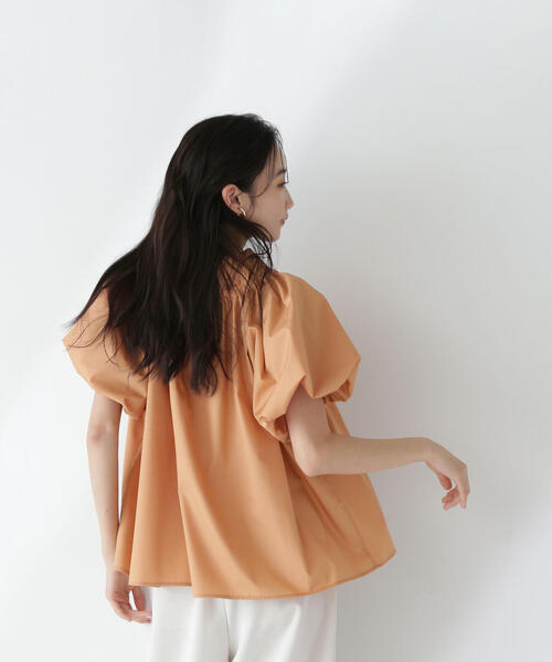 NATURAL BEAUTY BASIC（ナチュラルビューティーベーシック）の「◇２ＷＡＹリボンボウブラウス（シャツ/ブラウス・レディース・ブラック/オフホワイト/ブルー系その他/オレンジ・SMALL/MEDIUM）」の22枚目の写真
