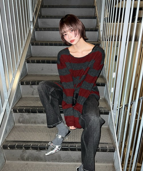 SOLA（ソラ）の「【tairin】デニムパンツ（デニムパンツ・レディース・ブルー/ブラック・SMALL/MEDIUM）」の21枚目の写真