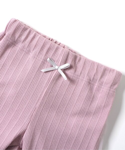 apres les cours（アプレレクール）の「【接触冷感】後ろフリル ひんやりレギンスパンツ（その他パンツ・キッズ・アイボリー/ブラック/ピンク/オフホワイト・130/120/110/100/90/80）」の16枚目の写真