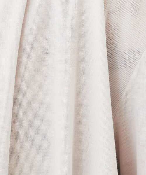 UNTITLED(アンタイトル)の「【接触冷感/UV機能/遮熱】ジャージカーディガン(カーディガン/ボレロ・レディース・ブラック/サックスブルー/ライトグレー系9/オフホワイト/ネイビー・00/02/04/44/48)」の14枚目の写真