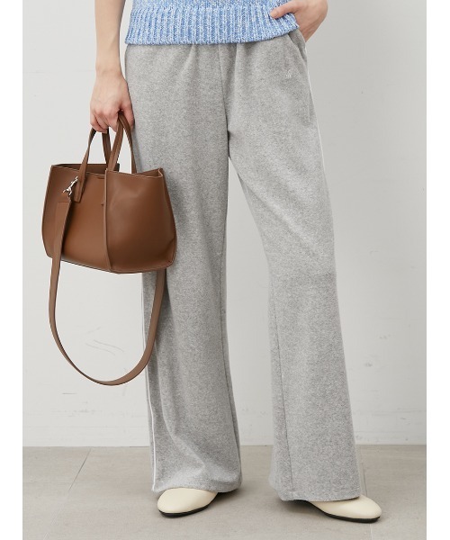 Mila Owen（ミラオーウェン）の「パイルドロストイージーパンツ（その他パンツ・レディース・グレー/ライム/ネイビー・0/1）」の13枚目の写真