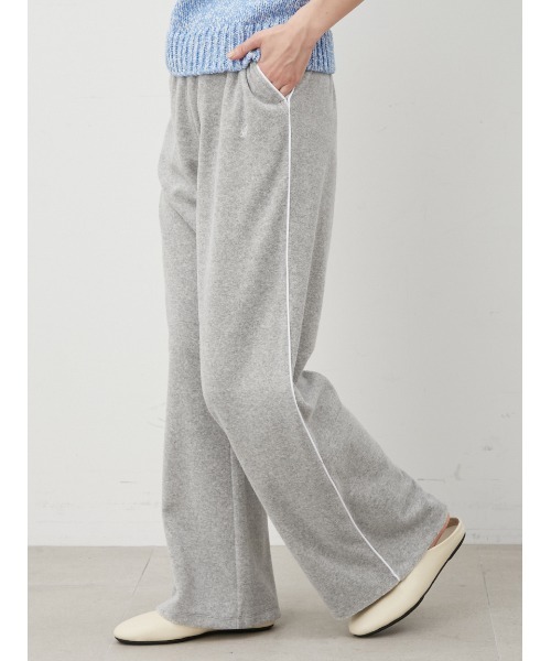 Mila Owen（ミラオーウェン）の「パイルドロストイージーパンツ（その他パンツ・レディース・グレー/ライム/ネイビー・0/1）」の14枚目の写真