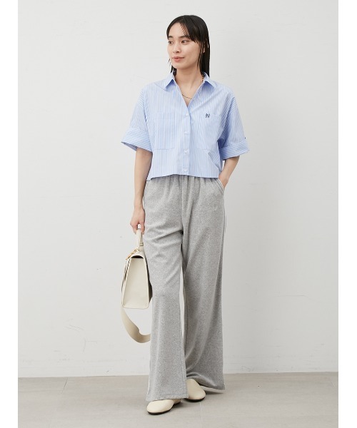 Mila Owen（ミラオーウェン）の「パイルドロストイージーパンツ（その他パンツ・レディース・グレー/ライム/ネイビー・0/1）」の16枚目の写真