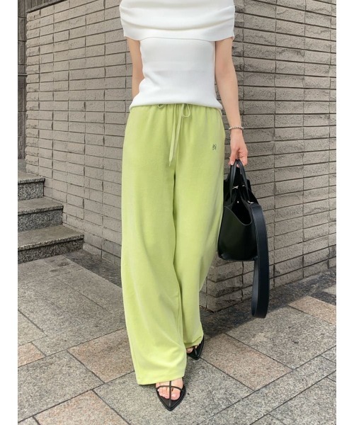 Mila Owen（ミラオーウェン）の「パイルドロストイージーパンツ（その他パンツ・レディース・グレー/ライム/ネイビー・0/1）」の22枚目の写真