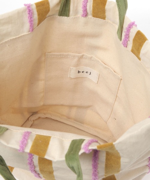 beej(ビージ)の「【beej(ビージ)】Emb String Bag(ハンドバッグ・レディース・マスタード/ピンク・FREE)」の19枚目の写真