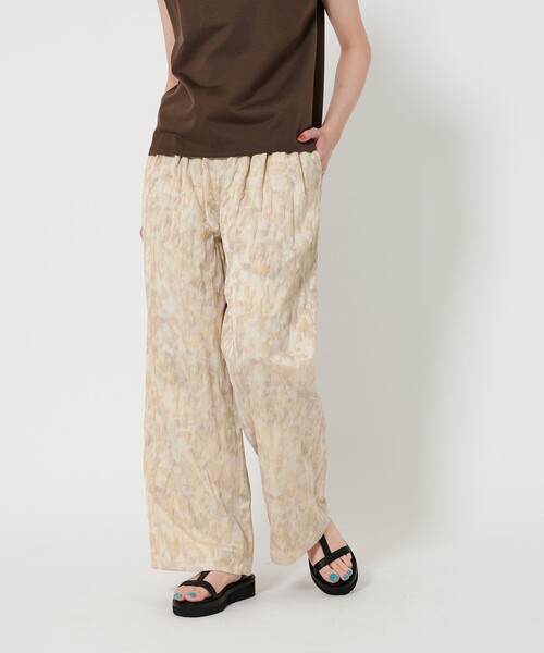 Beauty&youth ジャガードゴムタックパンツ BEAUTY&YOUTH UNITED ARROWS（ビューティーアンドユース