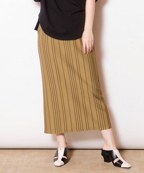 セール】ストライプニットスカート（スカート）｜OSMOSIS