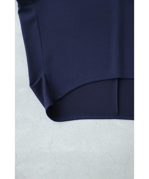 cawaii(カワイイ)の「おしり隠せるサイドタックトップス(Tシャツ/カットソー・レディース・ネイビー/ブルー・M/2L)」の12枚目の写真