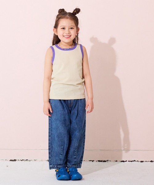 Life Support Products（ライフサポートプロダクツ）の「【吸水速乾】サーマルメッシュ無地タンクトップ（タンクトップ・キッズ・チャコール/イエロー/カーキ/オフホワイト/レッド・95/130/80/120/110/100/90）」の18枚目の写真