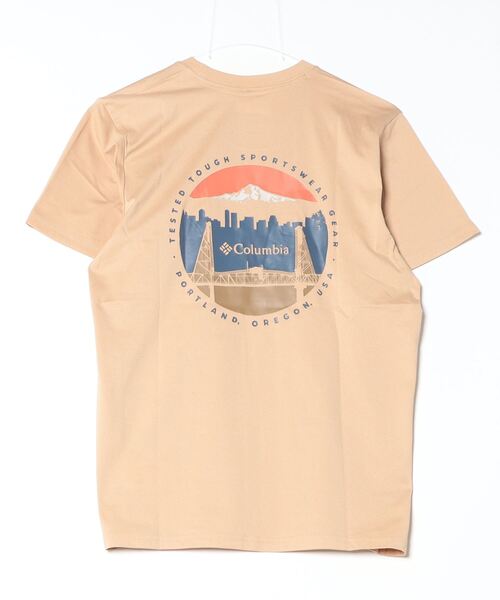 Columbia（コロンビア）の「コロンビア  MレジェンドトレイルショートスリーブTシャツ（Tシャツ/カットソー・メンズ・キャメル/ホワイト/ブラック・M/L/LL/S）」の6枚目の写真