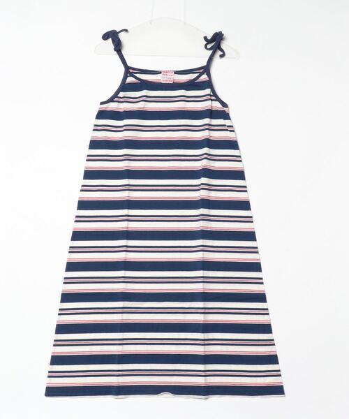 WALLA WALLA SPORT（ワラワラスポーツ）の「STRIPE CAMISOLE ONEPIECE（ワンピース・レディース・ブラック系その他/ベージュ系その他/イエロー系その他/ネイビー系・MEDIUM）」の10枚目の写真