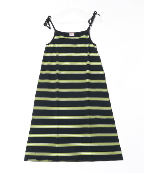 WALLA WALLA SPORT（ワラワラスポーツ）の「STRIPE CAMISOLE ONEPIECE（ワンピース・レディース・ブラック系その他/ベージュ系その他/イエロー系その他/ネイビー系・MEDIUM）」の8枚目の写真