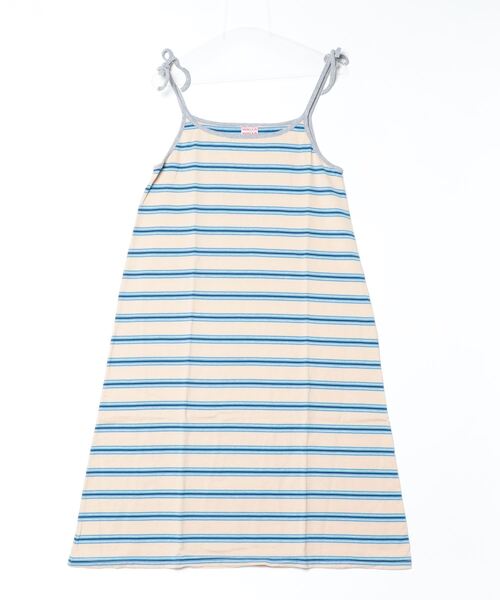 WALLA WALLA SPORT（ワラワラスポーツ）の「STRIPE CAMISOLE ONEPIECE（ワンピース・レディース・ブラック系その他/ベージュ系その他/イエロー系その他/ネイビー系・MEDIUM）」の9枚目の写真