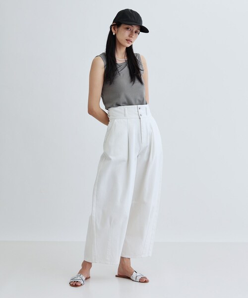 GALLEST（ギャレスト）の「【再入荷】ランダムリブタンクトップ（タンクトップ・レディース・グレー/ブラック/ホワイト・38）」の11枚目の写真