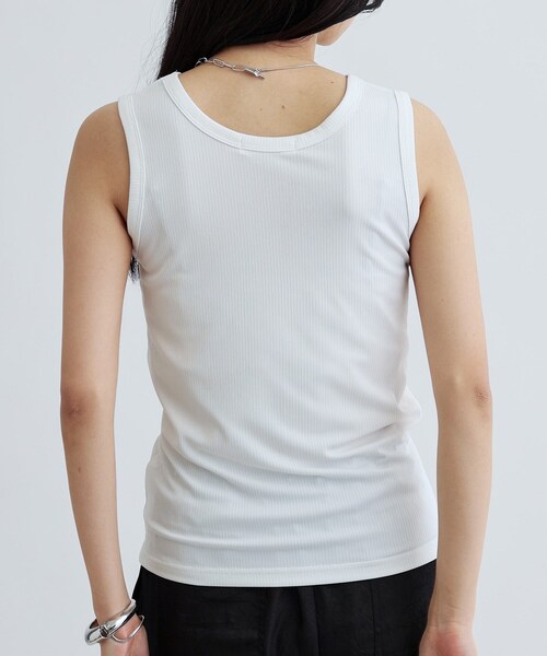 GALLEST（ギャレスト）の「【再入荷】ランダムリブタンクトップ（タンクトップ・レディース・グレー/ブラック/ホワイト・38）」の6枚目の写真