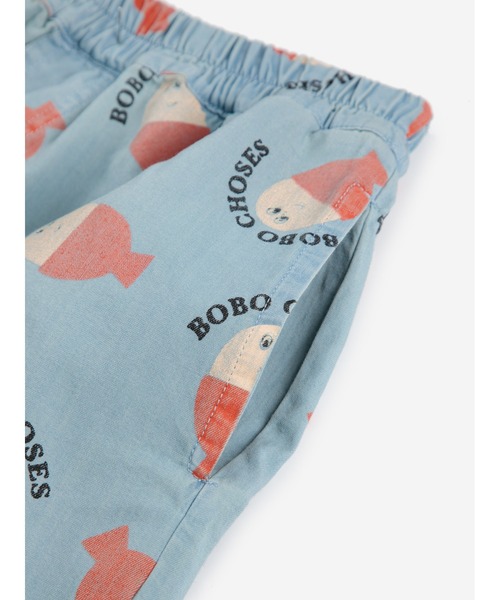 BOBO CHOSES(ボボショーズ)の「Morning Egg all over woven bermuda shorts(その他パンツ・キッズ・ライトブルー・2-3YEAR/4-5YEAR/8-9y/6-7YEAR/10-11y/12-13y)」の3枚目の写真