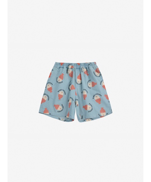 BOBO CHOSES(ボボショーズ)の「Morning Egg all over woven bermuda shorts(その他パンツ・キッズ・ライトブルー・2-3YEAR/4-5YEAR/8-9y/6-7YEAR/10-11y/12-13y)」の6枚目の写真