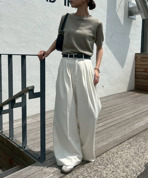 【LOOKPLE】 Look Nortier サマー アイス プリーツ セットアップ LOOKPLE】 Look Nortier サマー アイス プリーツ セットアップ