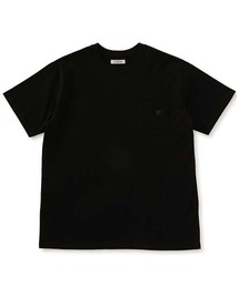 Hエンブロイダリー ポケットショートスリーブTシャツ