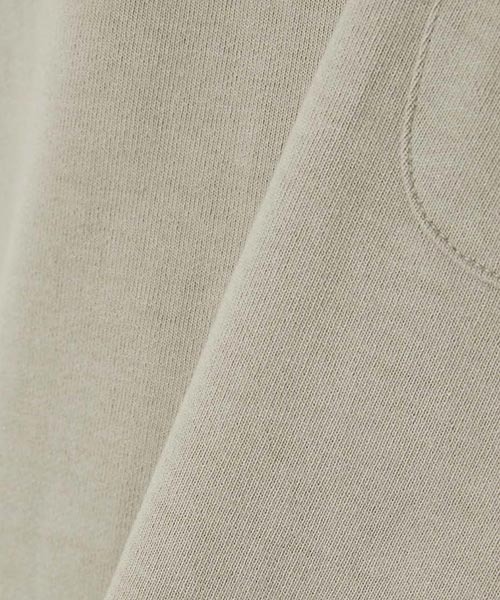 HOLLYWOOD RANCH MARKET（ハリウッドランチマーケット）の「Hエンブロイダリー ポケットショートスリーブTシャツ（Tシャツ/カットソー・メンズ・ホワイト/ピンク/グリーン/ベージュ/ブルー/ブラック・SMALL/MEDIUM/LARGE/X-LARGE）」の13枚目の写真