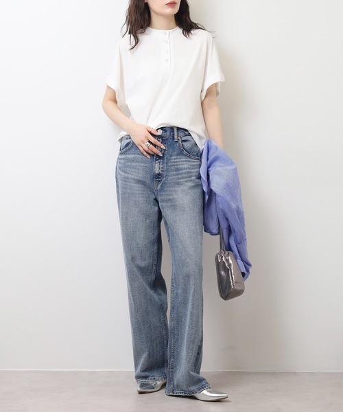 atONE(アットワン)の「2wayデザインボタンカットソー(Tシャツ/カットソー・レディース・チャコールグレー/ブラック/オフホワイト/グレイッシュベージュ・M)」の8枚目の写真