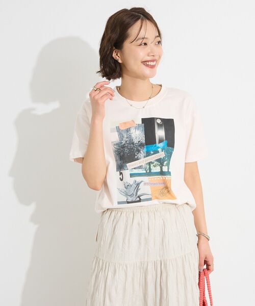 CRAFT STANDARD BOUTIQUE(クラフトスタンダードブティック)の「フォトプリントTEE(Tシャツ/カットソー・レディース・ピンク/ブラウン/ブラック/アイボリー・FREE)」の16枚目の写真