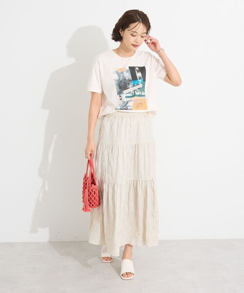 CRAFT STANDARD BOUTIQUE(クラフトスタンダードブティック)の「フォトプリントTEE(Tシャツ/カットソー・レディース・ピンク/ブラウン/ブラック/アイボリー・FREE)」の17枚目の写真
