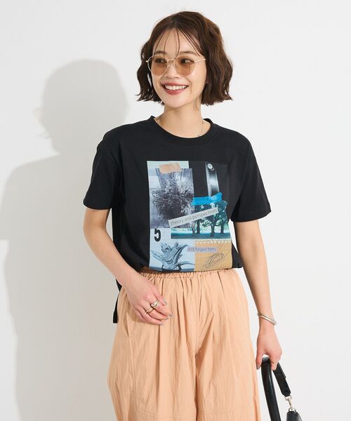CRAFT STANDARD BOUTIQUE(クラフトスタンダードブティック)の「フォトプリントTEE(Tシャツ/カットソー・レディース・ピンク/ブラウン/ブラック/アイボリー・FREE)」の20枚目の写真
