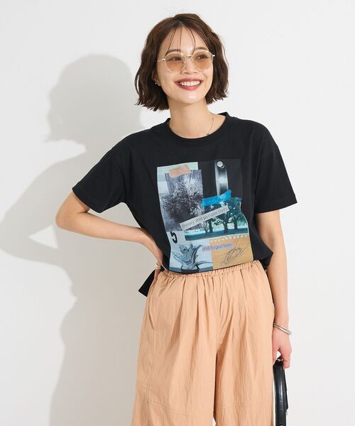 CRAFT STANDARD BOUTIQUE(クラフトスタンダードブティック)の「フォトプリントTEE(Tシャツ/カットソー・レディース・ピンク/ブラウン/ブラック/アイボリー・FREE)」の21枚目の写真