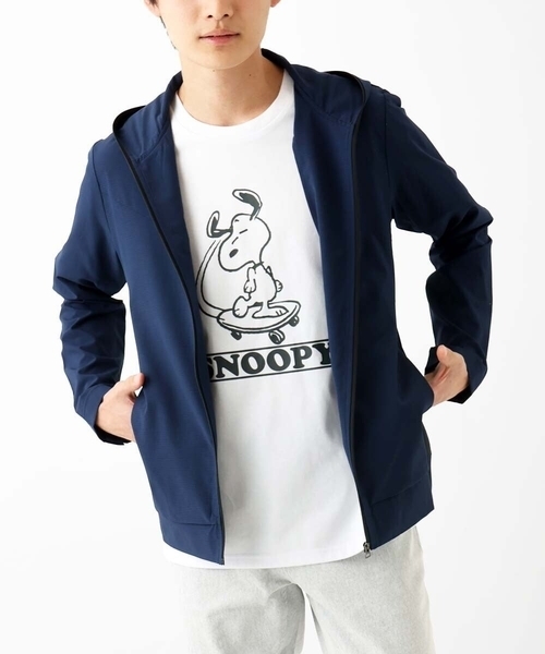 MK MICHEL KLEIN HOMME （エムケーミッシェルクランオム）の「【洗える / 通気性】サマードッツパーカー（パーカー・メンズ・ブルー/ネイビー・51/46/48）」の2枚目の写真