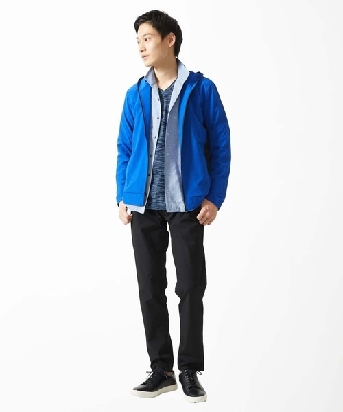 MK MICHEL KLEIN HOMME （エムケーミッシェルクランオム）の「【洗える / 通気性】サマードッツパーカー（パーカー・メンズ・ブルー/ネイビー・51/46/48）」の15枚目の写真