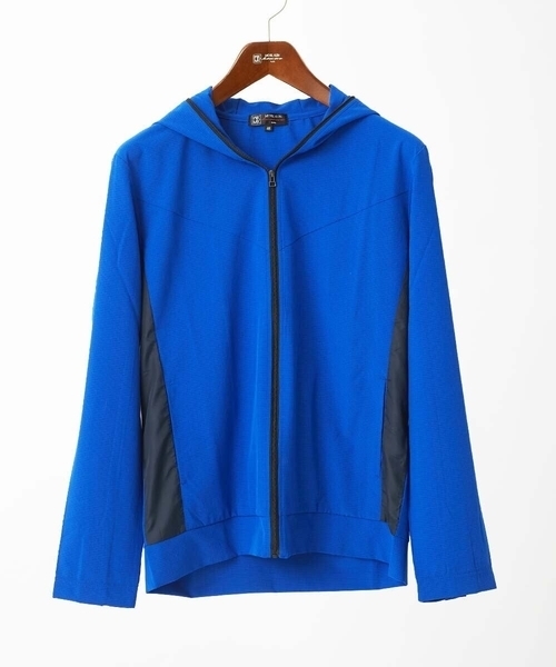 MK MICHEL KLEIN HOMME （エムケーミッシェルクランオム）の「【洗える / 通気性】サマードッツパーカー（パーカー・メンズ・ブルー/ネイビー・51/46/48）」の16枚目の写真