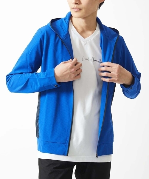 MK MICHEL KLEIN HOMME （エムケーミッシェルクランオム）の「【洗える / 通気性】サマードッツパーカー（パーカー・メンズ・ブルー/ネイビー・51/46/48）」の18枚目の写真