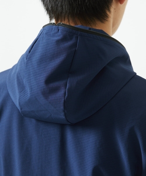 MK MICHEL KLEIN HOMME （エムケーミッシェルクランオム）の「【洗える / 通気性】サマードッツパーカー（パーカー・メンズ・ブルー/ネイビー・51/46/48）」の8枚目の写真