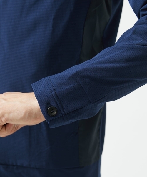 MK MICHEL KLEIN HOMME （エムケーミッシェルクランオム）の「【洗える / 通気性】サマードッツパーカー（パーカー・メンズ・ブルー/ネイビー・51/46/48）」の11枚目の写真