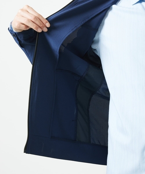 MK MICHEL KLEIN HOMME （エムケーミッシェルクランオム）の「【洗える / 通気性】サマードッツパーカー（パーカー・メンズ・ブルー/ネイビー・51/46/48）」の14枚目の写真