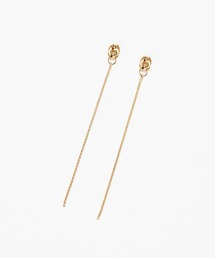 JUPITER（ジュピター）の「【SV】スエッジチェーンピアスキャッチ/5.5cm　ニッケルフリー<動画あり>（ピアス（両耳用））」