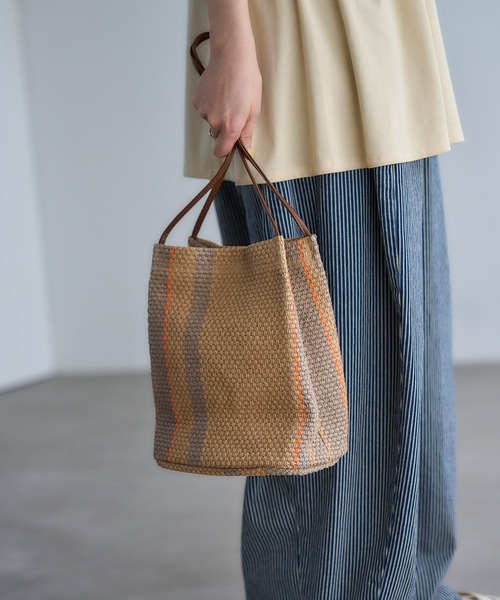 studio CLIP（スタディオクリップ）の「軽らくロングハンドルトート（トートバッグ・レディース・ピンク/グリーン/ブラック/パープル/オレンジ・FREE）」の5枚目の写真