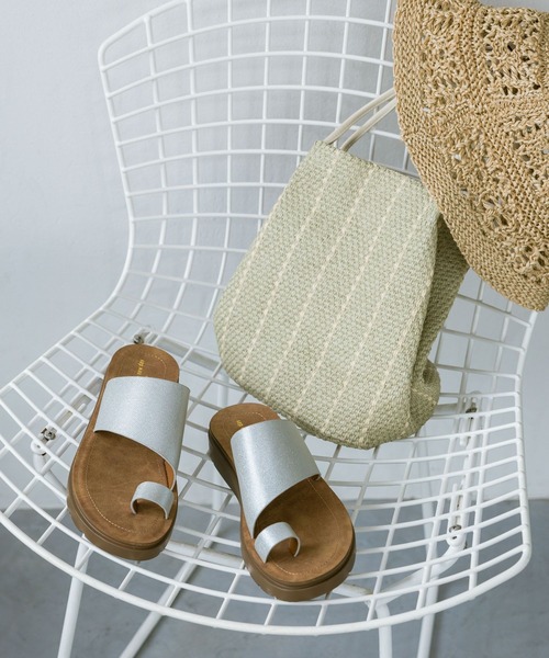 studio CLIP（スタディオクリップ）の「軽らくロングハンドルトート（トートバッグ・レディース・ピンク/グリーン/ブラック/パープル/オレンジ・FREE）」の3枚目の写真