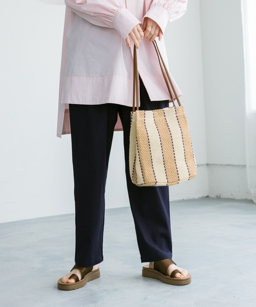 studio CLIP（スタディオクリップ）の「軽らくロングハンドルトート（トートバッグ・レディース・ピンク/グリーン/ブラック/パープル/オレンジ・FREE）」の8枚目の写真