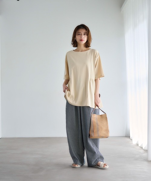 studio CLIP（スタディオクリップ）の「軽らくロングハンドルトート（トートバッグ・レディース・ピンク/グリーン/ブラック/パープル/オレンジ・FREE）」の13枚目の写真