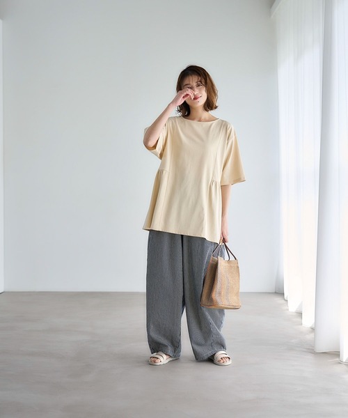 studio CLIP（スタディオクリップ）の「軽らくロングハンドルトート（トートバッグ・レディース・ピンク/グリーン/ブラック/パープル/オレンジ・FREE）」の14枚目の写真