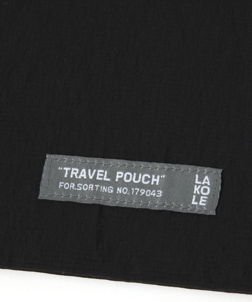 LAKOLE（ラコレ）の「[TRAVEL]巾着SMセット / 326211（トラベルグッズ・レディース・ブラック/グレー/ベージュ・FREE）」の9枚目の写真