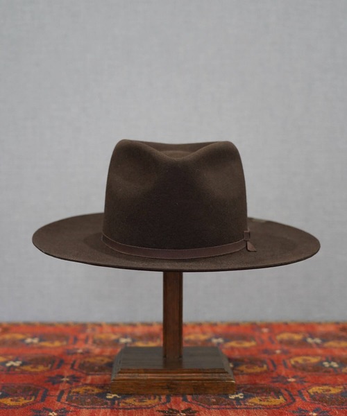 ミスターファットマン　ハット　L　ブラウン　がま ミスターファットマン ハット L ブラウン がま ミスターファットマン