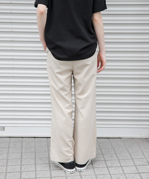 FORK&SPOON（フォークアンドスプーン）の「FORK&SPOON　ドライオックスイージーパンツ（その他パンツ・レディース・ベージュ/ブラック・1/2）」の11枚目の写真