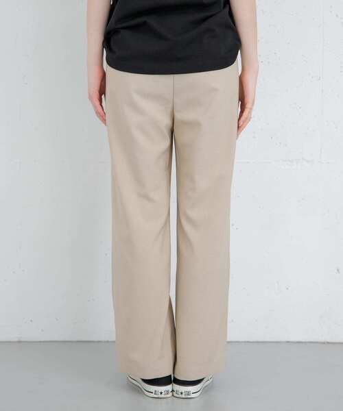 FORK&SPOON（フォークアンドスプーン）の「FORK&SPOON　ドライオックスイージーパンツ（その他パンツ・レディース・ベージュ/ブラック・1/2）」の18枚目の写真