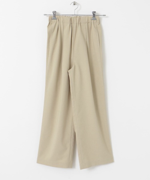 FORK&SPOON（フォークアンドスプーン）の「FORK&SPOON　ドライオックスイージーパンツ（その他パンツ・レディース・ベージュ/ブラック・1/2）」の20枚目の写真