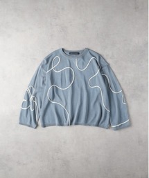 【HONEYSUCKLE ROSE】コード刺繍プルオーバー